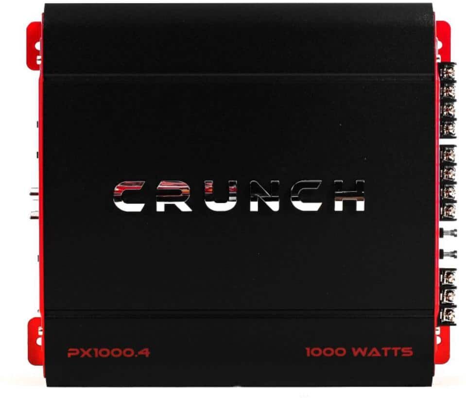 MAXXSONICS Crunch 4-Channel 1000-Watt Amp A/B Class Car Stereo Amplifier