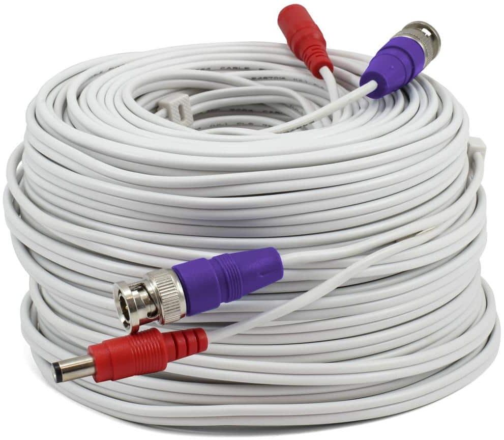 Swann Premium Security Extension 200 ft./60 m BNC Cable, Supports Resolutions up to 4K Ultra HD