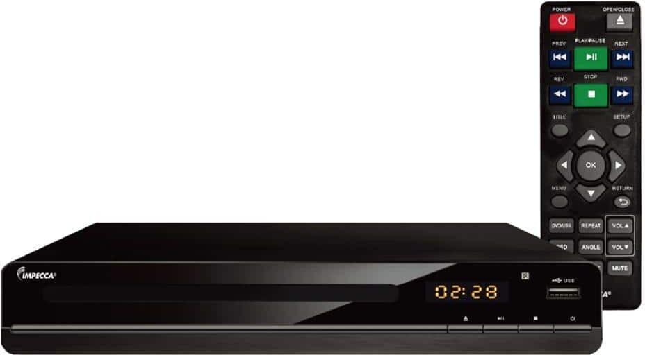 Impecca Compact Home DVD Player with HDMI and USB Playback