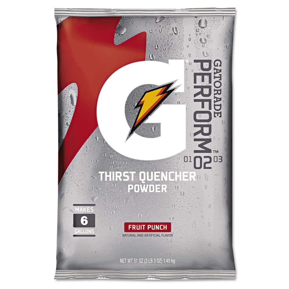 Gatorade Original Powdered Drink Mix, Fruit Punch, 51 oz. Packet, 14/Carton