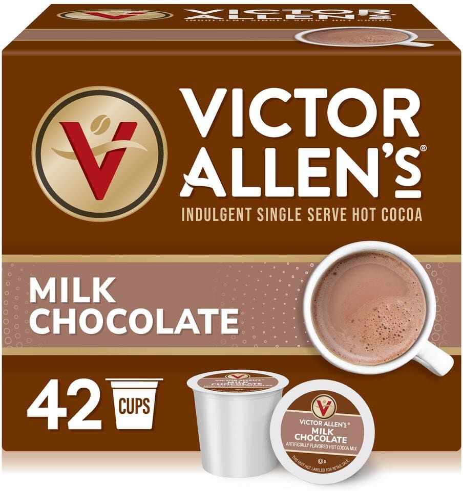 Victor Allen's Milk Chocolate Flavored Hot Cocoa Mix Single Serve K-Cup Pods for Keurig K-Cup Brewers (42-Count)