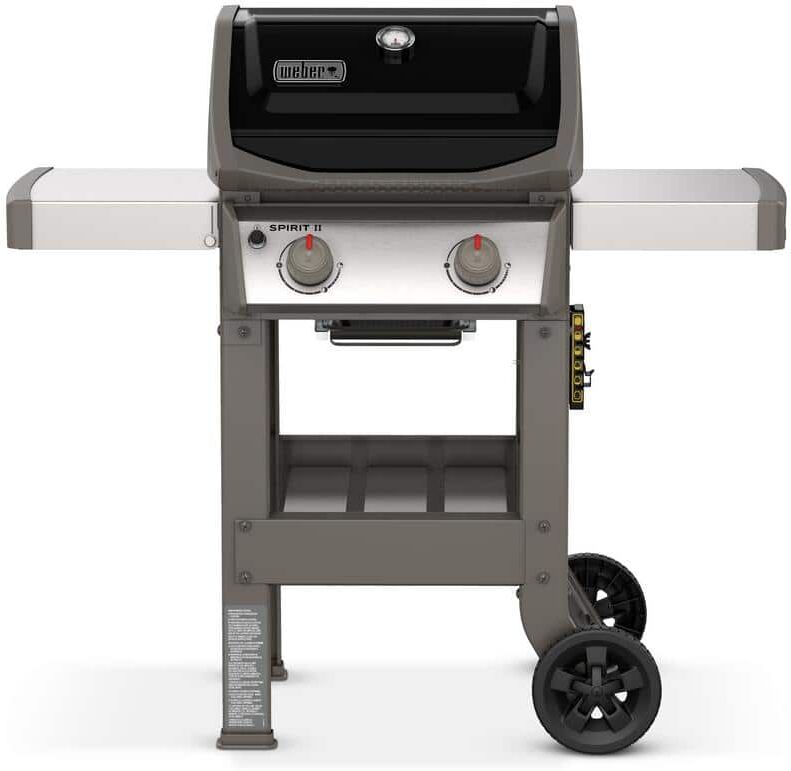 Weber Spirit II E-210 2-Burner Liquid Propane Gas Grill in Black