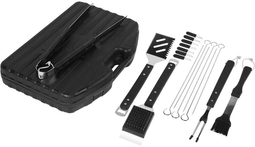 Mr. Bar-B-Q Grilling Tool Set Cooking Accessory (20-Piece) Stainless Steel