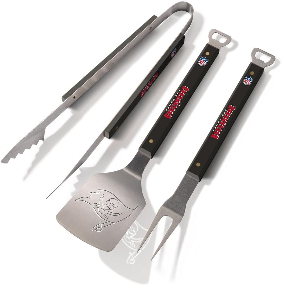 YouTheFan NFL Tampa Bay Buccaneers Spirit Series 3-Piece BBQ Set