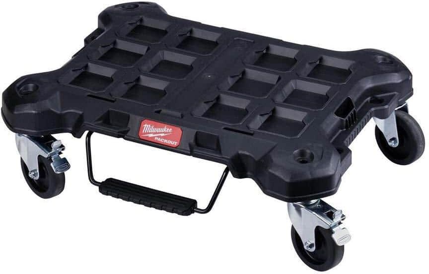 Milwaukee PACKOUT Dolly 24 in. x 18 in. Black Multi-Purpose Utility Tool Cart