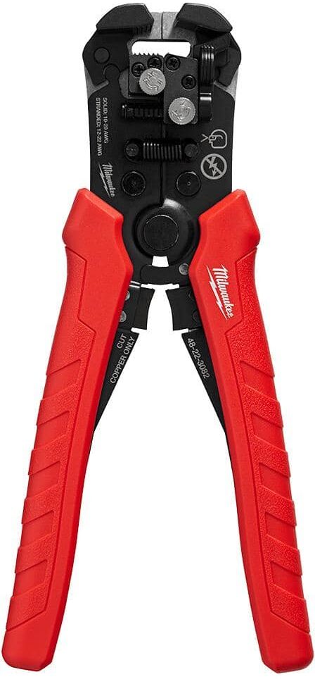 Milwaukee Self-Adjusting Wire Stripper / Cutter with Comfort Grip