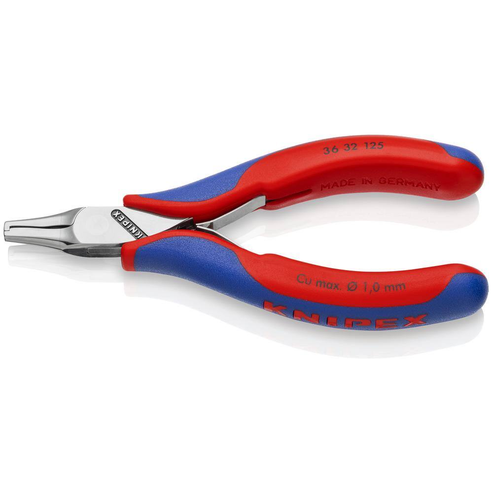 KNIPEX 5 in. Electronics Mounting Pliers with Comfort Grip Handles