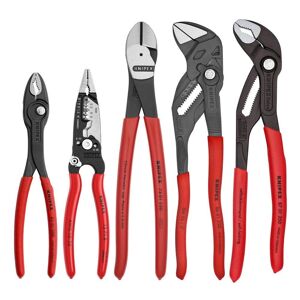 KNIPEX 5-Pieces Core Pliers Set in Tool Roll