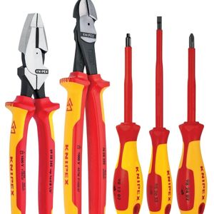 KNIPEX Pliers and Screwdriver Tool Set (5-Piece)