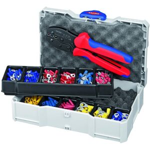 KNIPEX Crimping Kit (Crimping pliers and assortment of crimping cable connectors)