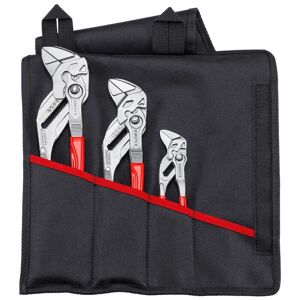 KNIPEX 3-Pieces Pliers Set in Tool Roll - Pliers Wrench