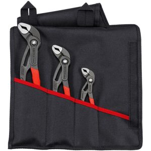 KNIPEX 3-Pieces Cobra Pliers Set in Tool Roll