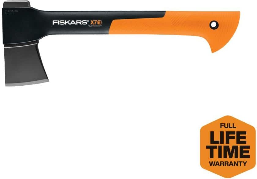 Fiskars X7 1.4 lb Hatchet Camping Axe with 14 in. Shock-absorbing Handle