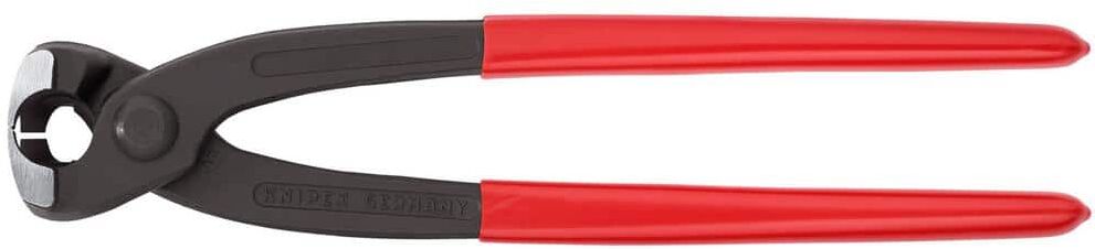 KNIPEX 8-3/4 in. Ear Clamp Pliers with Front and Side Crimp Jaws