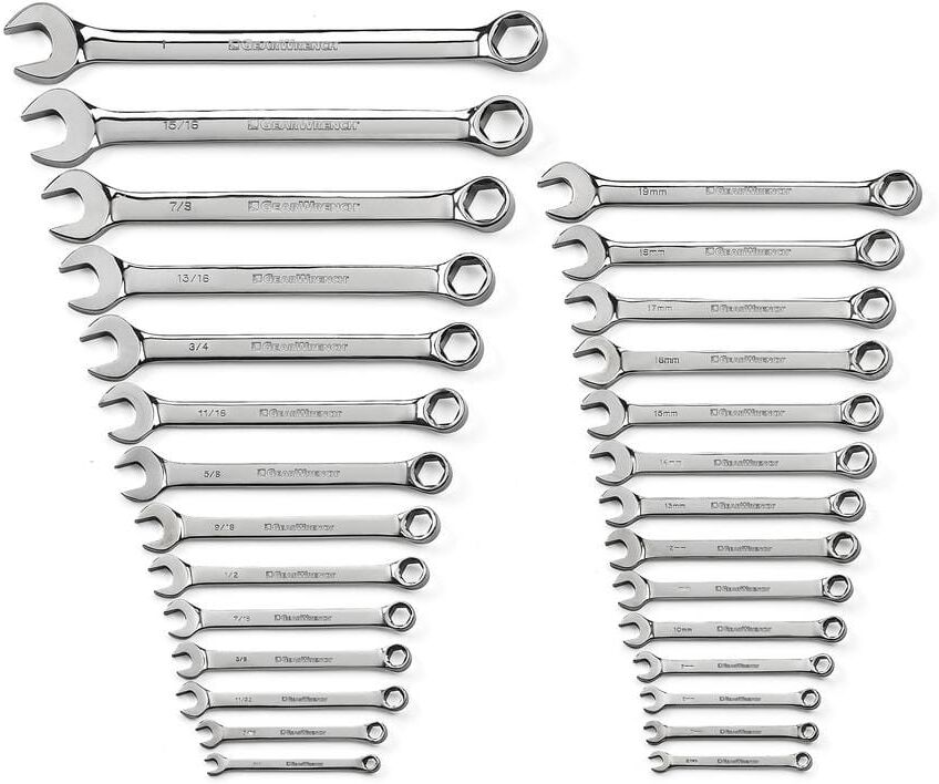 GEARWRENCH 6-Point SAE/Metric Wrench Set (28-Piece)