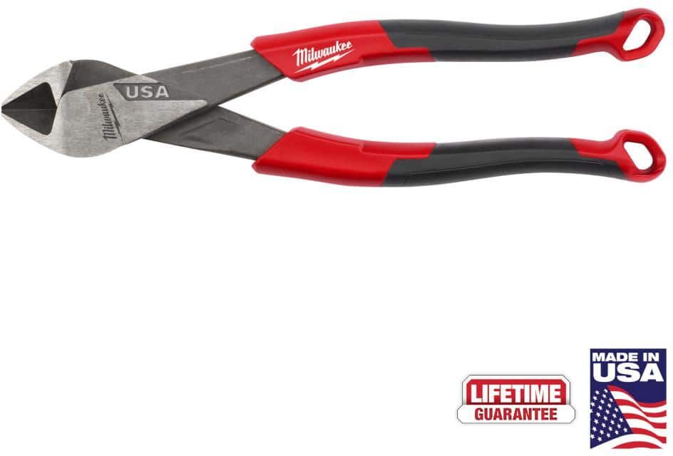 Milwaukee 8 in. Diagonal Cutting Pliers with Comfort Grip