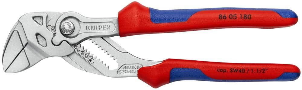 KNIPEX 7 in. Pliers Wrench with Comfort Grip Handles