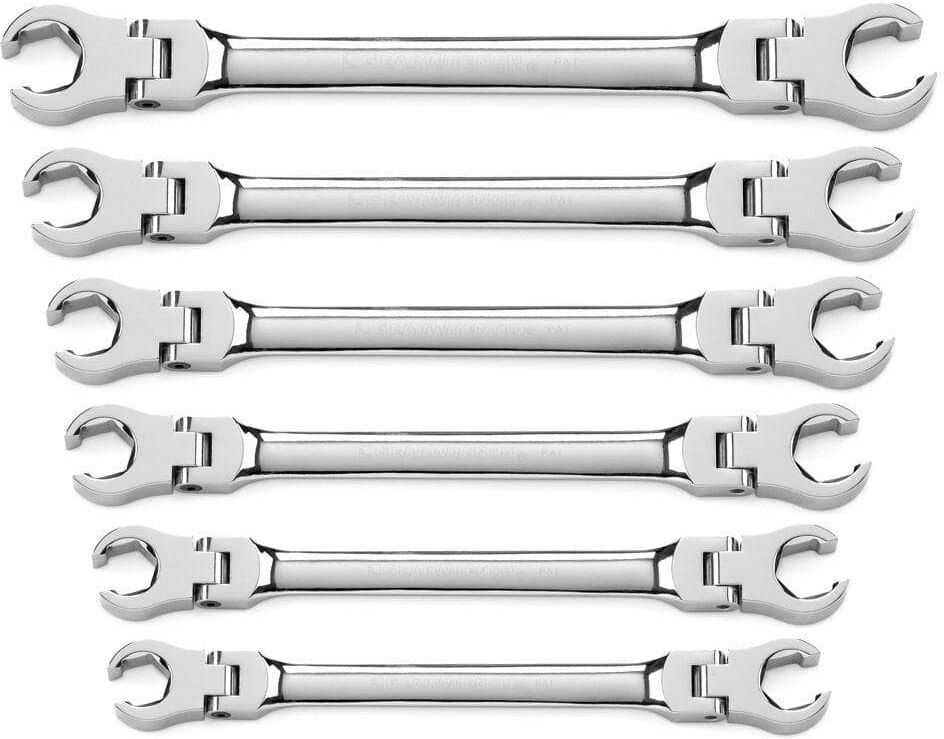 GEARWRENCH Metric Flex Flare Metric Nut Wrench Set (6-Piece)