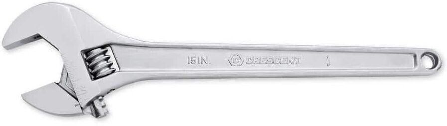 Crescent 15 in. Chrome Adjustable Wrench