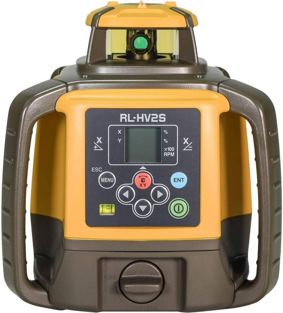 Topcon RL-HV2S [Max Laser Distance (2000 ft.) Red Beam Self-Leveling Rotary Laser Level with LS-80X Receiver 1051612-01