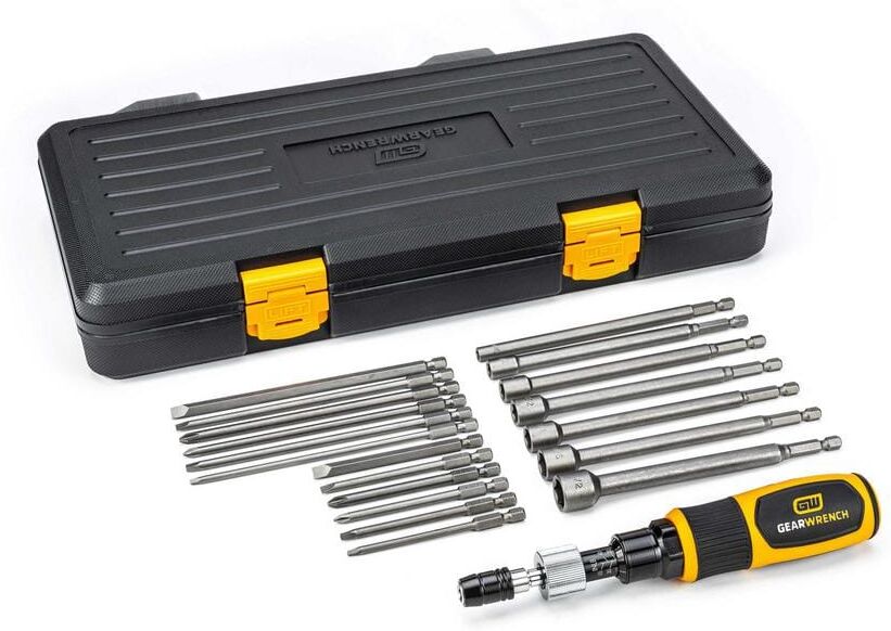 GEARWRENCH 1/4 in. Drive Torque Screwdriver Set 10-50 in/lbs. with Case(20-Piece)