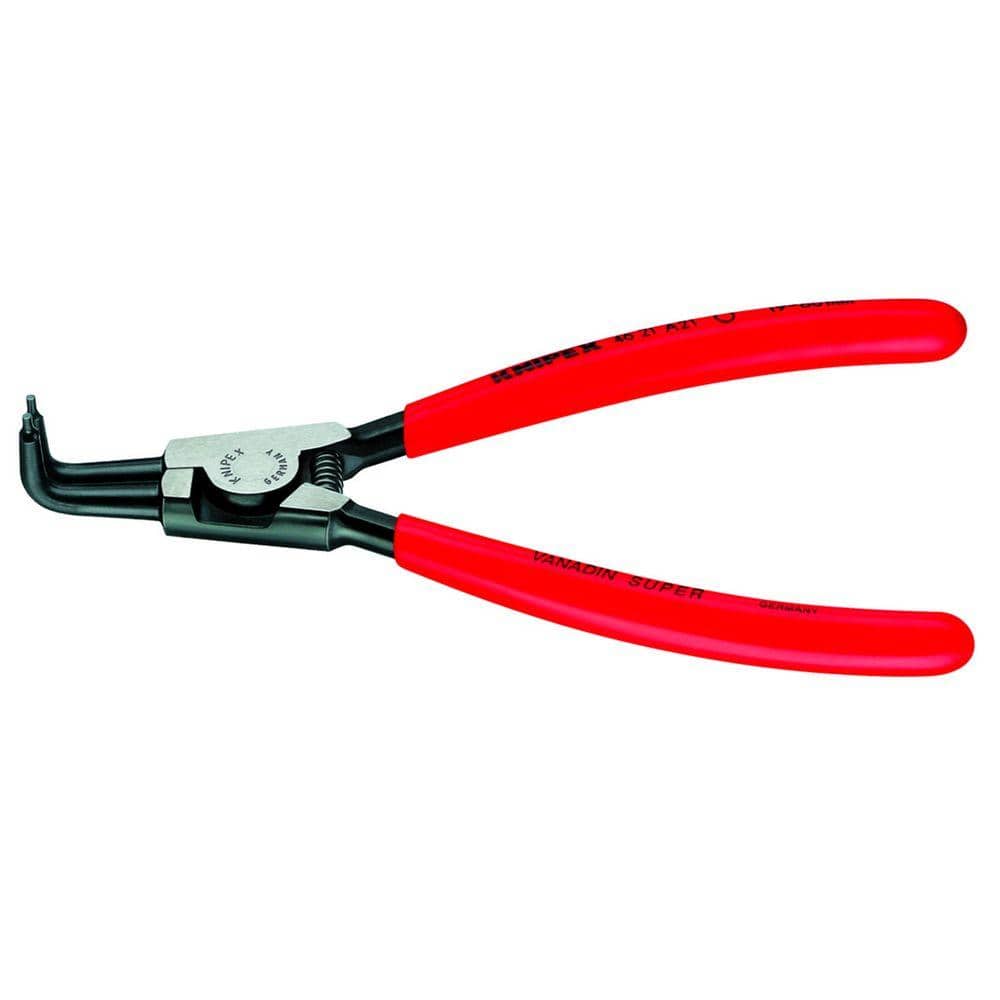 KNIPEX 6-3/4 in. 90 Degree Angled External Snap-Ring Pliers
