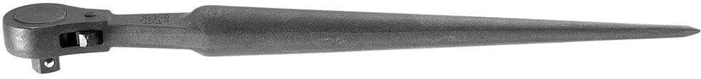 Klein Tools 1/2-Inch Ratcheting Construction Wrench, 15-Inch