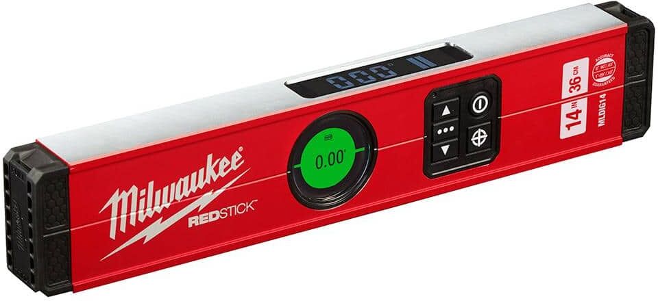 Milwaukee 14 in. Redstick Digital Box Level with Pin-Point Measurement Technology