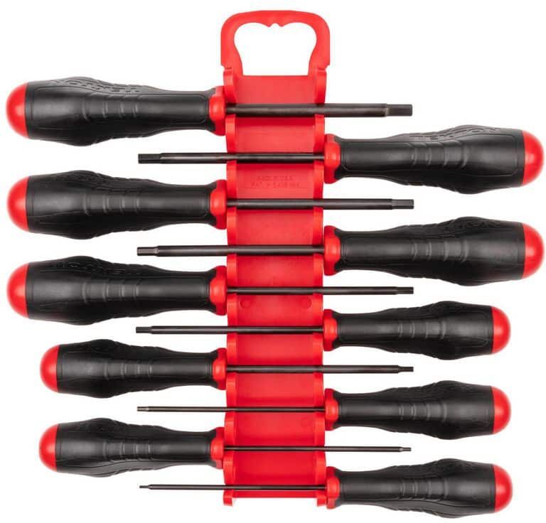 TEKTON Hex High-Torque Screwdriver Set, 10-Piece (1.5-6 mm) - Holder