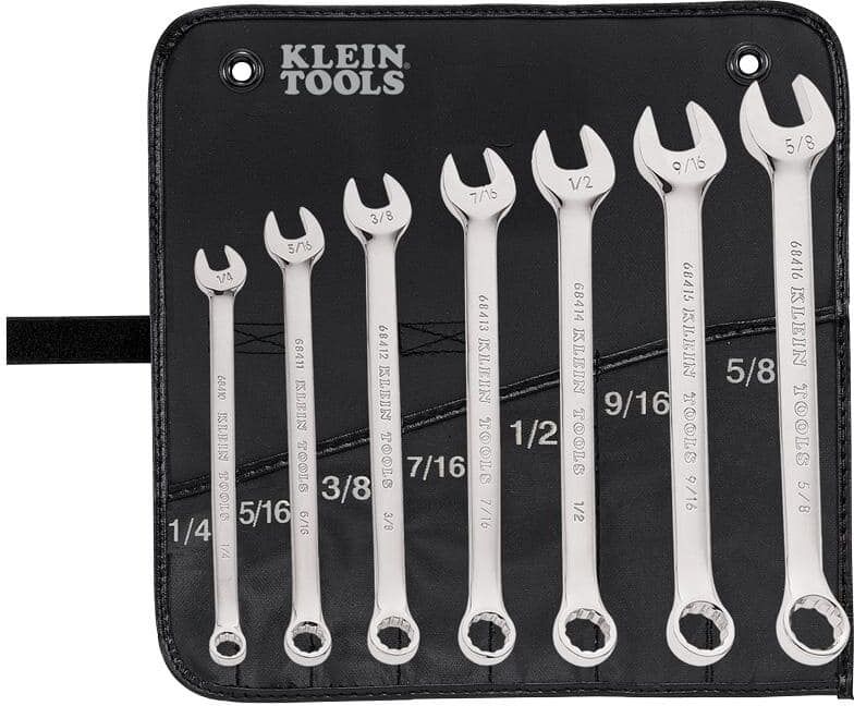 Klein Tools 7-Piece SAE Combination Wrench Set