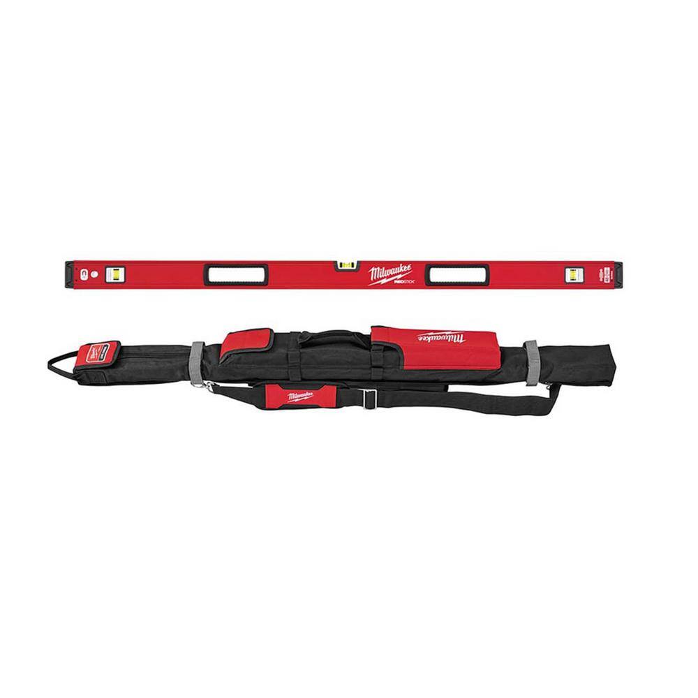 Milwaukee 48 in. REDSTICK Box Level with 48 in. Soft Side Level Tool Bag (2-Piece)