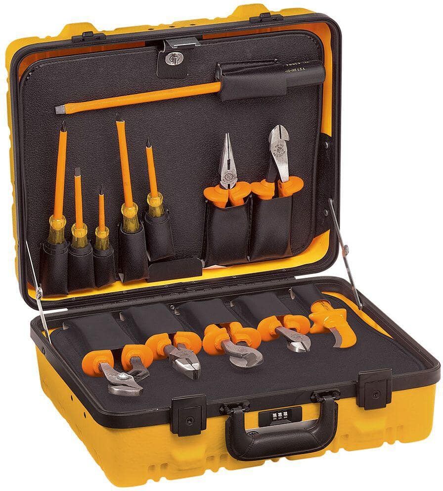 Klein Tools 1000V Insulated Utility Tool Set in Hard Case, 13-Piece