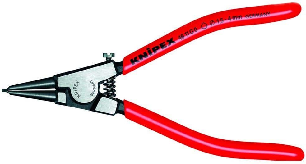 KNIPEX 5-1/2 in. External Straight Circlip Pliers