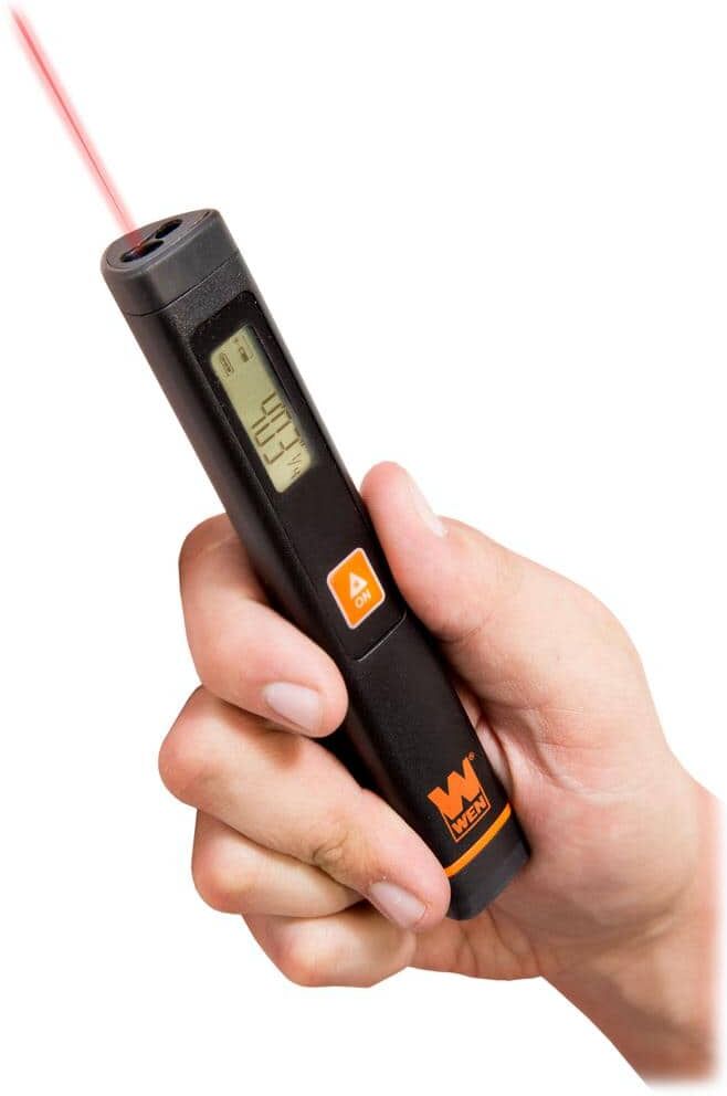 WEN Multi-Unit Pocket Laser Distance Measure with 32 ft. Range