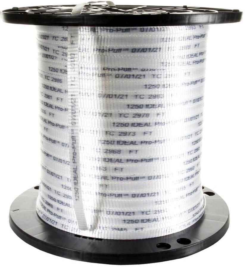 IDEAL 1/2 in. x 3000 ft. Reel Pro-Pull Measuring Pull Tape Tensile Strength 1250 lbs.