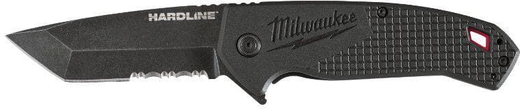 Milwaukee 3 in. Hardline D2 Steel Serrated Blade Pocket Folding Knife