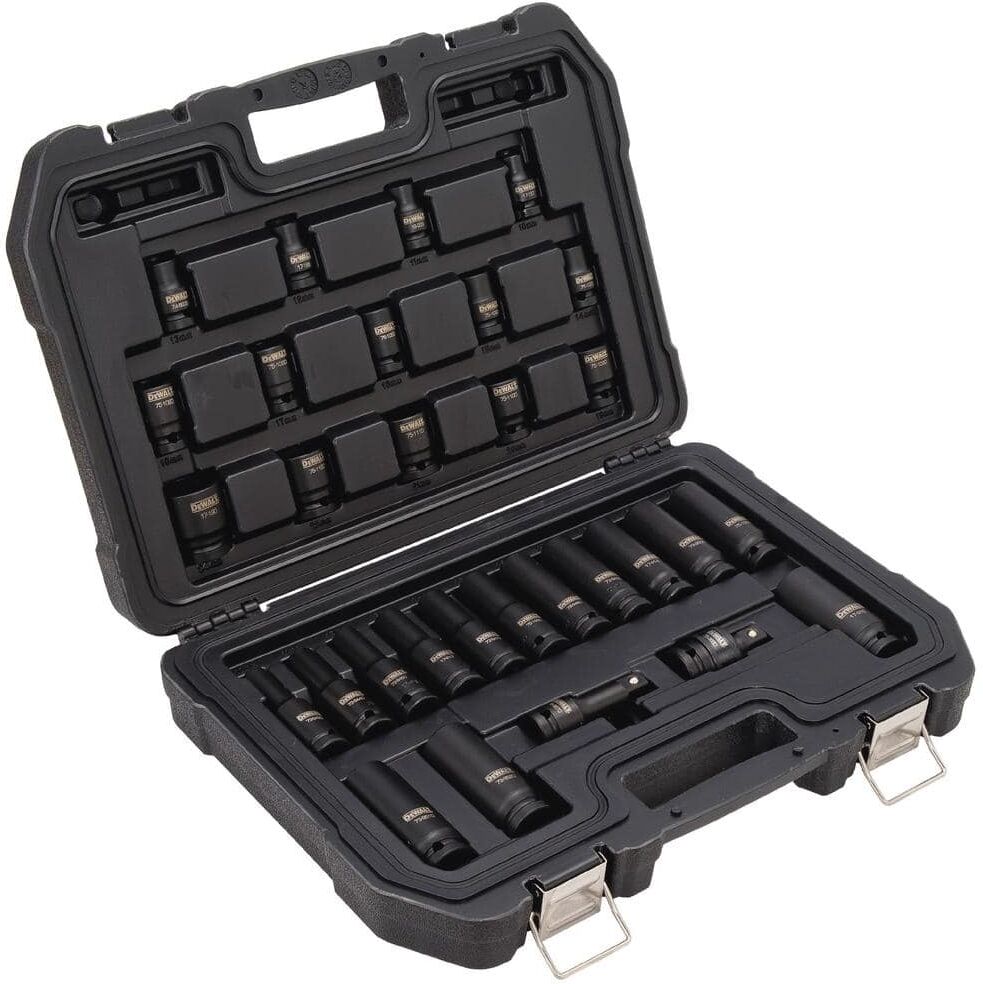 DeWalt 1/2 in. Drive Impact Socket Set (30-Piece)