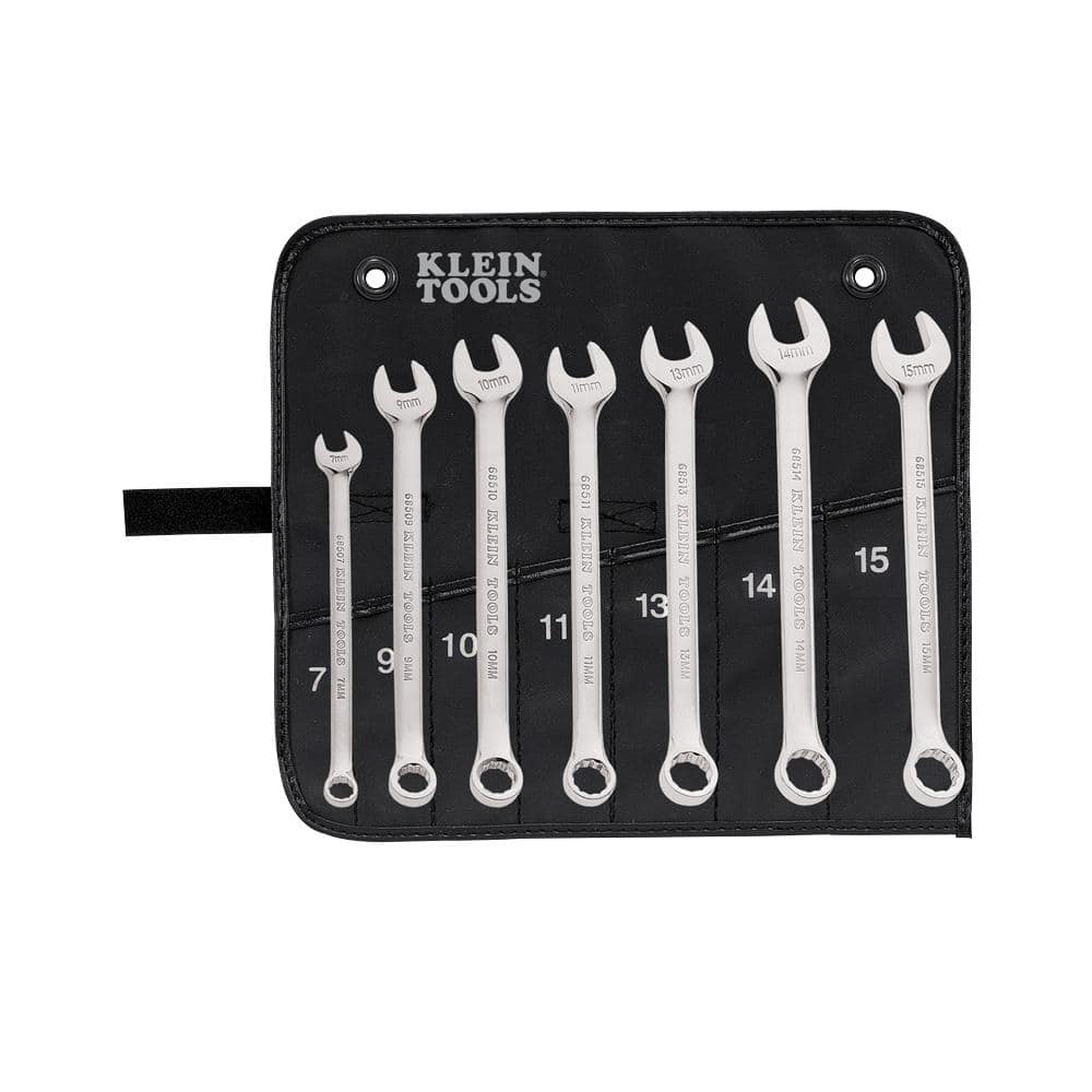 Klein Tools 7-Piece Metric Combination Wrench Set