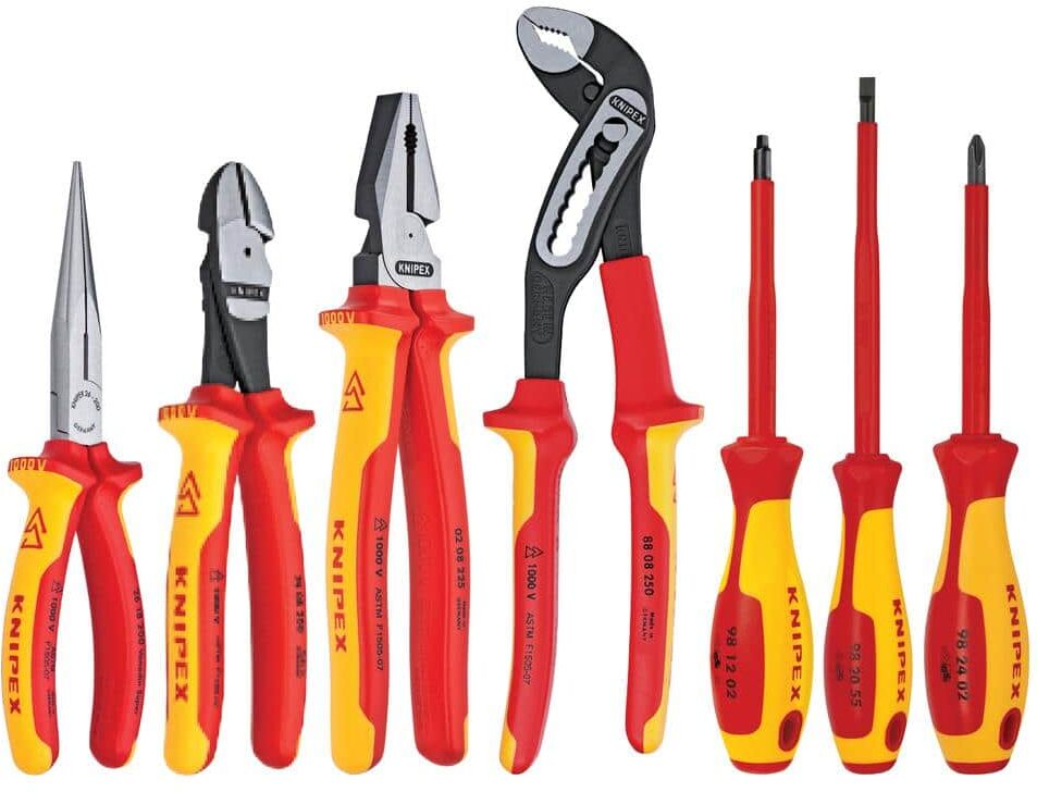 KNIPEX 1000-Volt Insulatted Tool Set (7-Piece)