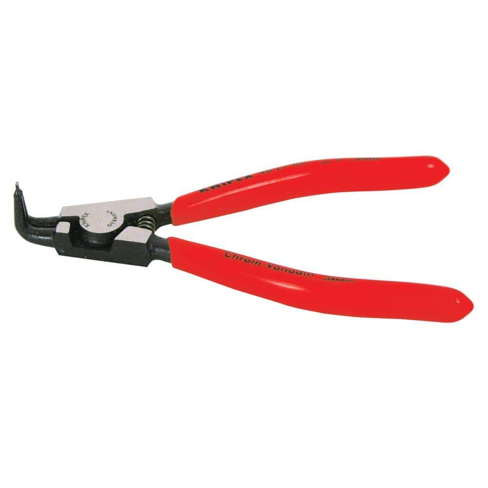 KNIPEX 5 in. 90 Degree Angled External Snap-Ring Pliers