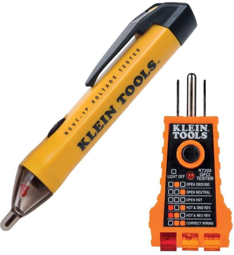 Klein Tools Digital Non-Contact Voltage and GFCI Receptacle Test Kit