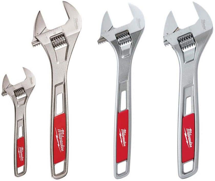 Milwaukee Adjustable Wrench Set (4-Piece)