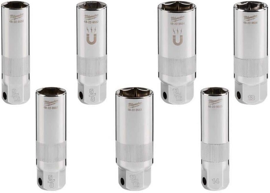 Milwaukee Spark Plug Socket Set (7-Piece)