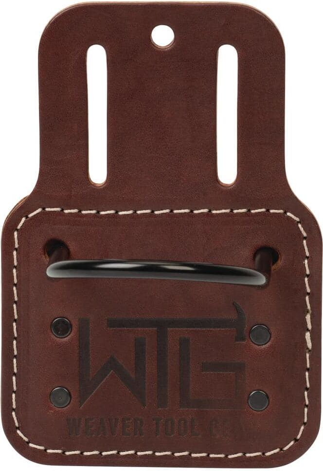 Weaver Tool Gear 2 in. Tool Belt Hammer Holder Leather Brown