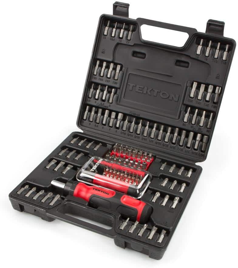 TEKTON Ratchet Screwdriver and Bit Set (135-Piece)