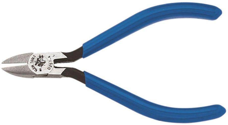 Klein Tools 4 in. Electronics Midget Standard Diagonal Cutting Pliers