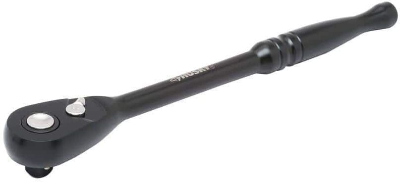 Husky 1/2 in. Drive 100-Position Low-Profile Long Handle Ratchet