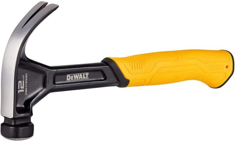 DeWalt 12 oz. Steel Curved Claw Nailing Hammer