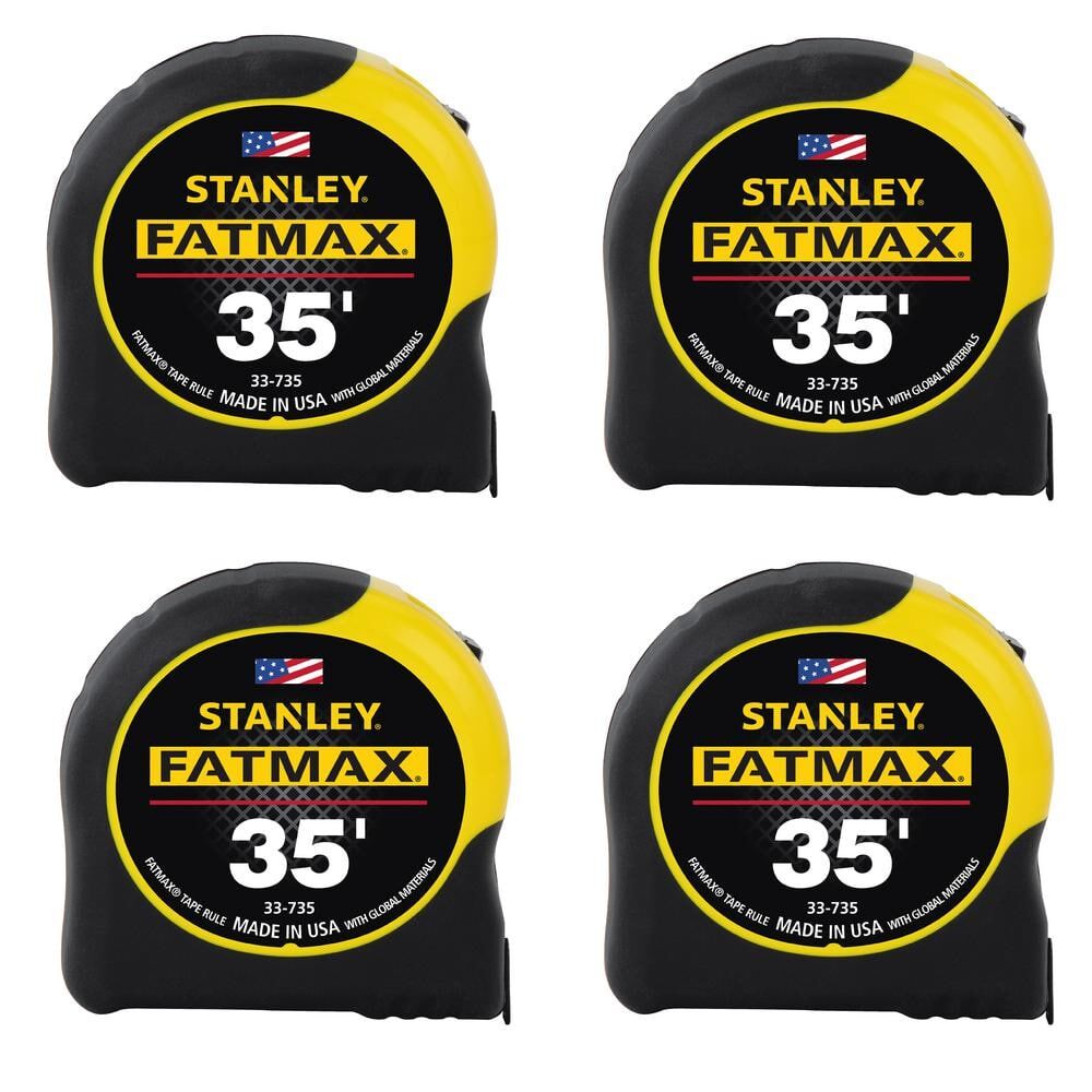 Stanley FATMAX 35 ft. x 1-1/4 in. Tape Measure (4 Pack)