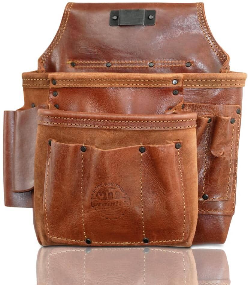 Graintex 8-Pocket Framers Professional Tool Pouch with Ambassador Series Top Grain Leather